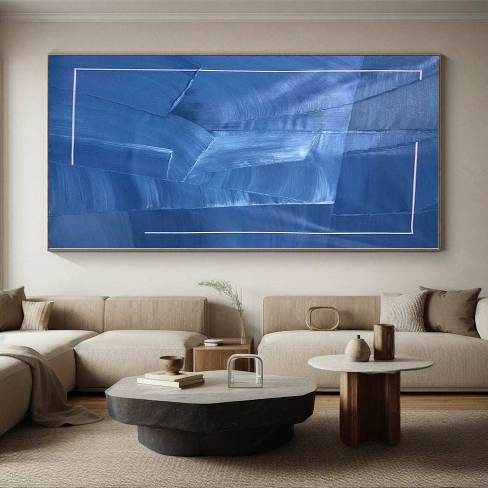 sky wall art in purple